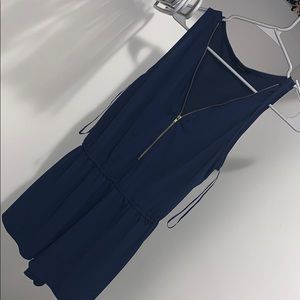 Short Midnight Blue Romper